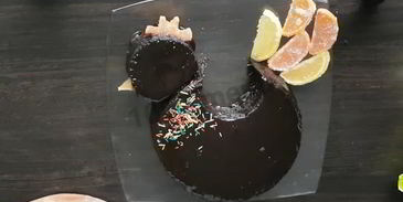 простой торт шоколадный петух