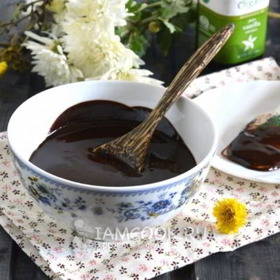 Шоколадная глазурь для торта