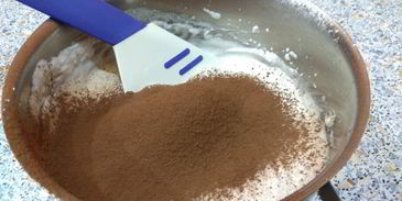 шоколадный ангельский бисквит