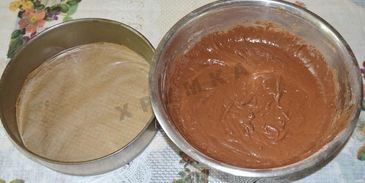 шоколадный торт с вишней и сметанным кремом