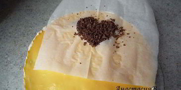 сметанный торт с вишней и яичным ликером