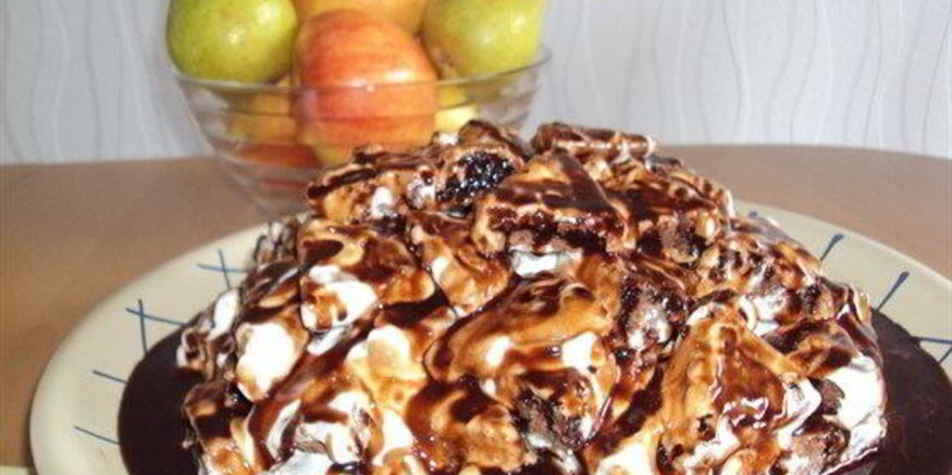 Рецепт торта бисквитного графские развалины