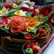 Рецепт Торта бисквитного с ягодным муссом и двумя волшебными кремами