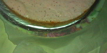 торт бисквитный с ягодным муссом и двумя волшебными кремами