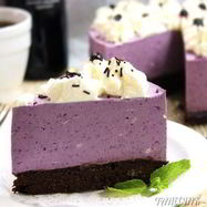 Рецепт Торта Черничного мусс на брауни