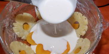 торт фруктовая горка