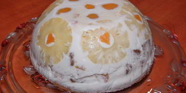 торт фруктовая горка