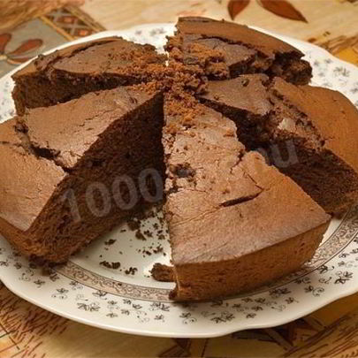 Торт из каштанов и шоколада