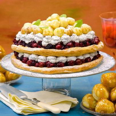 Торт из заварного теста с медом