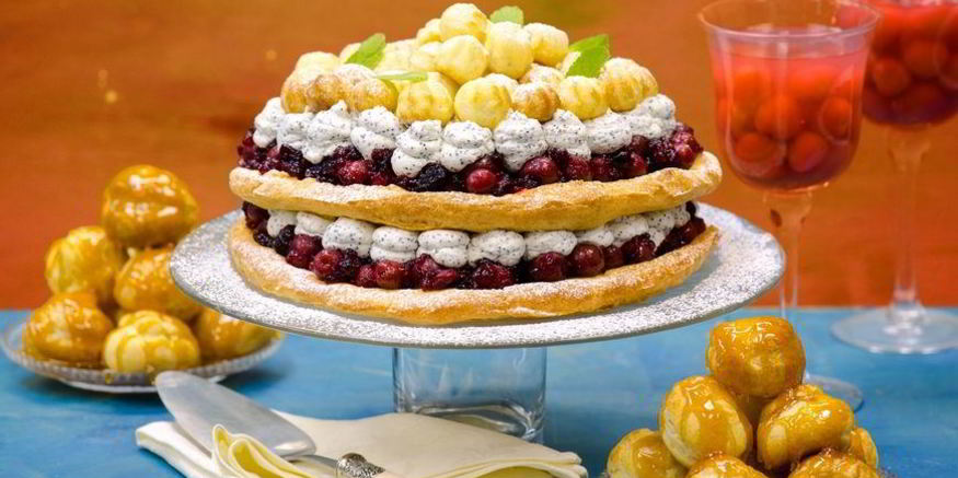 Рецепт торта из заварного теста с медом