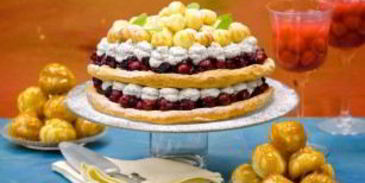 торт из заварного теста с медом