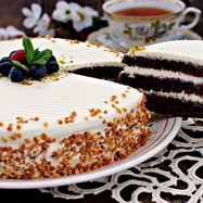 Рецепт Торта на сметане и сгущенном молоке