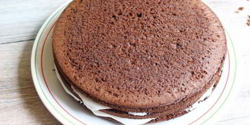 торт на сметане и сгущенном молоке