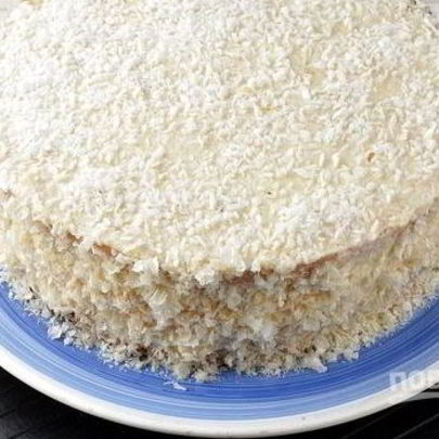 Торт с безе и бисквитом