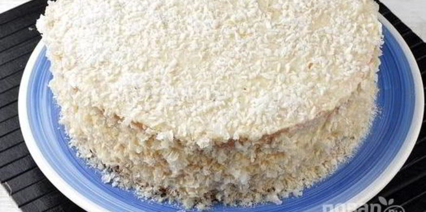 Рецепт торта с безе и бисквитом