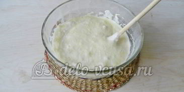 торт с консервированными персиками