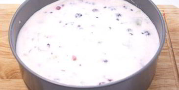 торт самоцветы в снегу