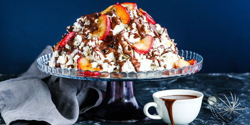 Рецепт торта санчо-панчо с персиками