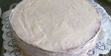 торт снежный