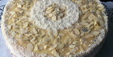 торт снежный