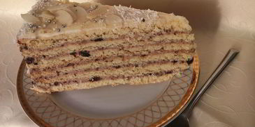 торт снежный