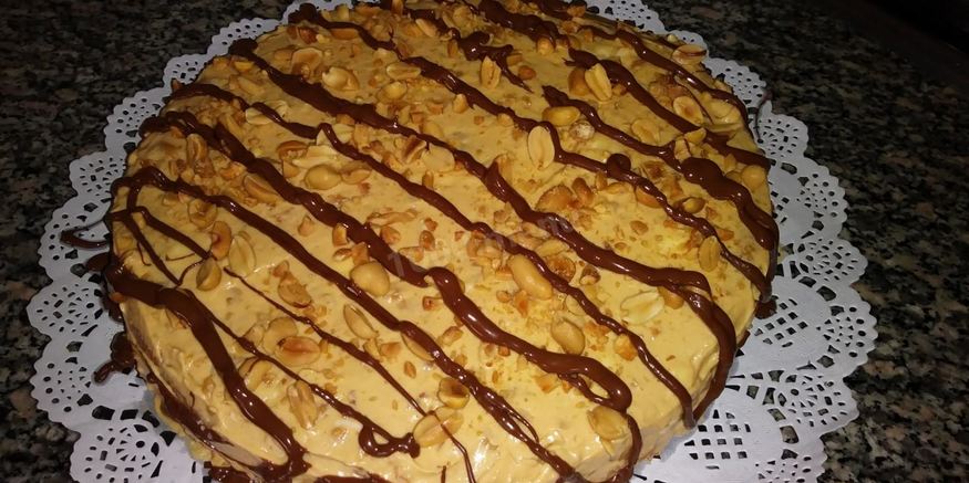 Рецепт торта сникерс без безе