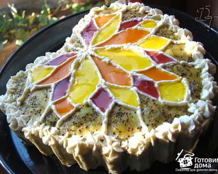 Торт-витраж Осеннее очарование