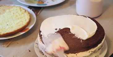 торт воздушный сметанник