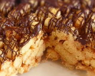 Торт за 15 минут из кукурузных палочек