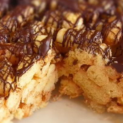 Торт за 15 минут из кукурузных палочек