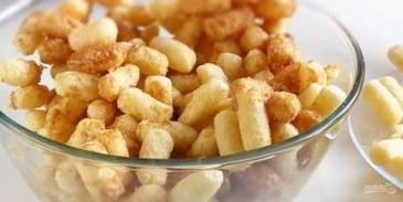 торт за 15 минут из кукурузных палочек