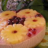 Рецепт Творожного торта с вишней и ананасом