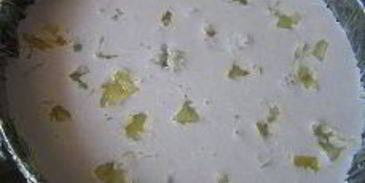 творожный торт с вишней и ананасом