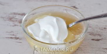 творожный торт с желатином и фруктами