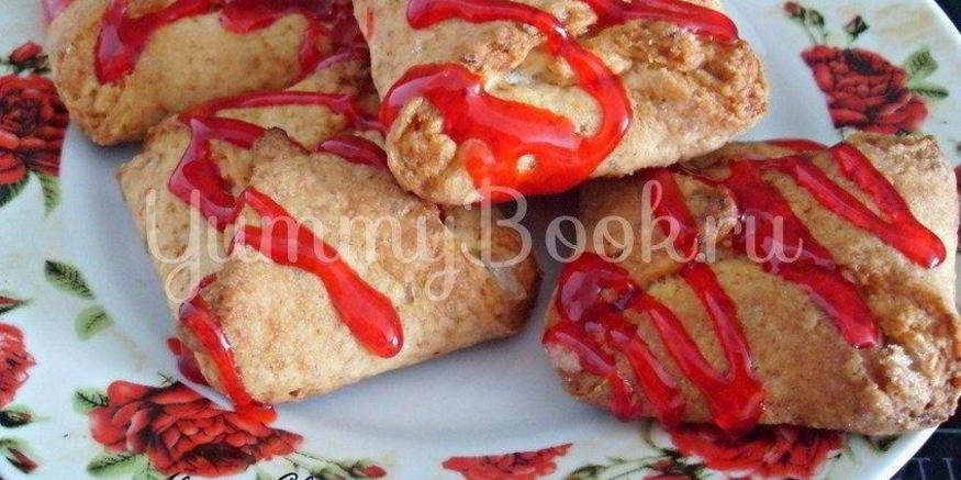 Рецепт творожных конвертиков с топпингом