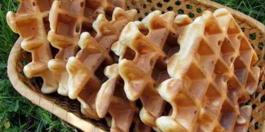 Рецепт бельгийских вафель без яиц