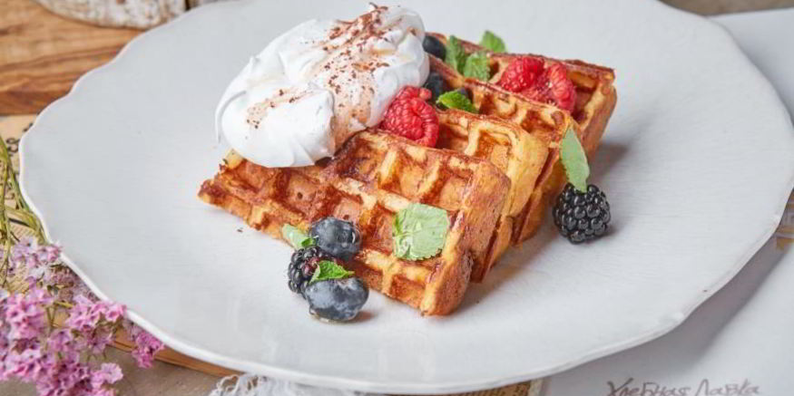 Рецепт бельгийских вафель с меренгой