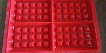 бельгийские вафли с шоколадом и орешками без вафельницы