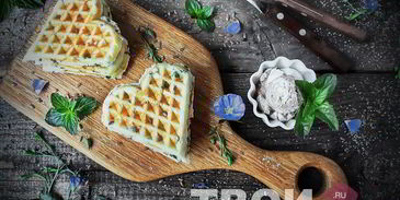 хрустящие вафли