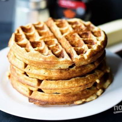 Обычные домашние вафли