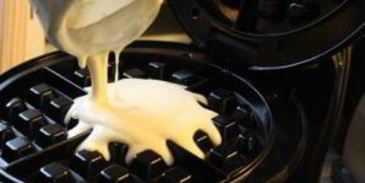 обычные домашние вафли