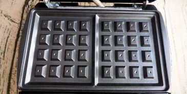 песочные вафли с творожным кремом