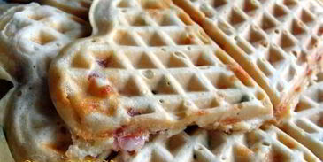 пикантные вафли на завтрак