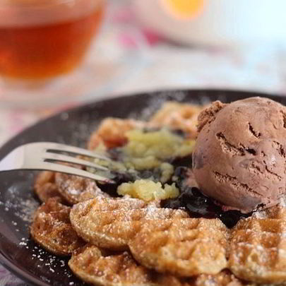 Пшенно-овсяные вафли с цельнозерновой мукой