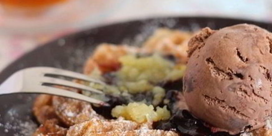 Рецепт пшенно-овсяных вафли с цельнозерновой мукой