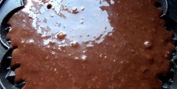 шоколадные вафли с кокосом