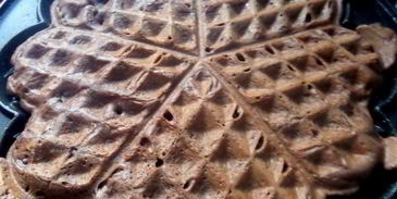 шоколадные вафли с кокосом