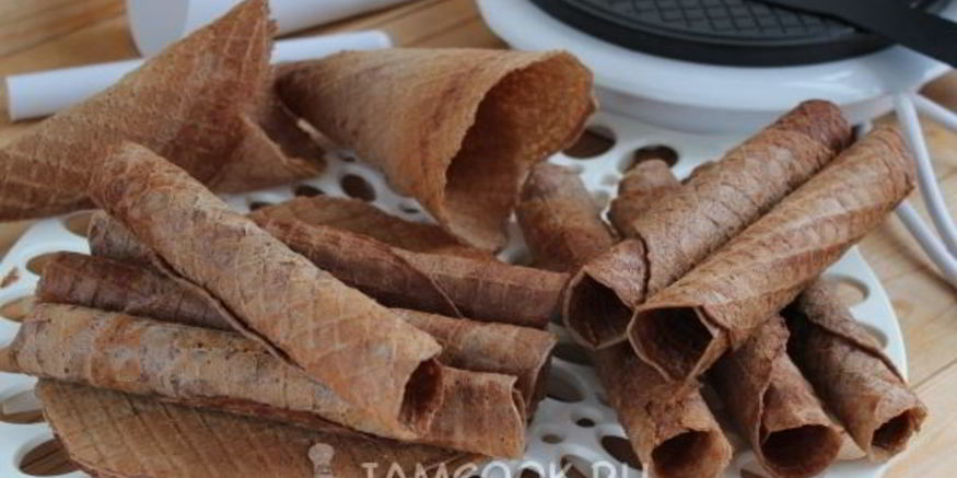 Рецепт шоколадных вафель