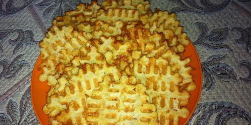 Рецепт сырных вафель