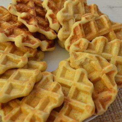 Творожные вафли с гречневой мукой